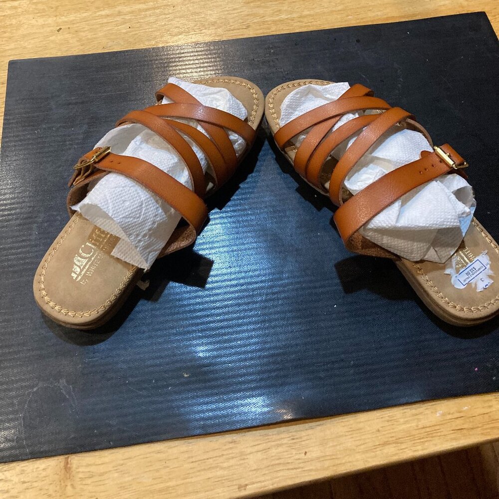 Women's White Mount Sandals